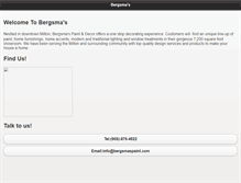Tablet Screenshot of bergsmaspaint.com